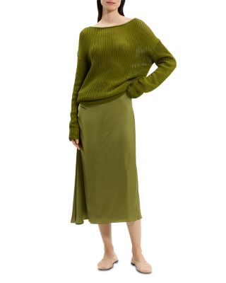 Easy Open Neck Pullover Sweater