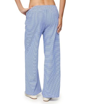 Petite Olivia Striped Loose Fit Pants