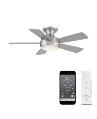 Smart Fans Odyssey 44in 3000K LED Indoor or Outdoor Flushmount Smart Compatible Ceiling Fan