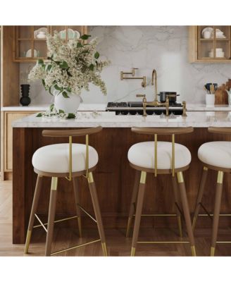 Juniper Velvet Counter Stool