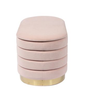 Lillian Velvet Storage Bench