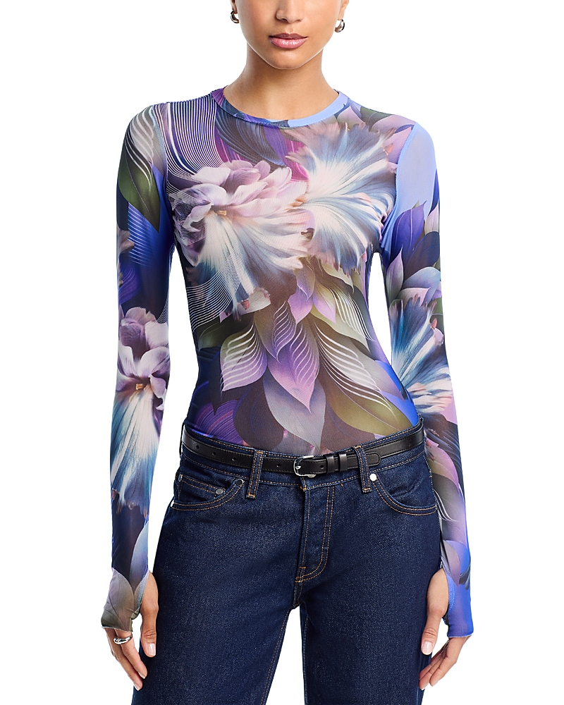 Afrm Kaylee Top In Blue