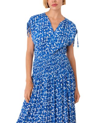 Sponge Print Midi Dress