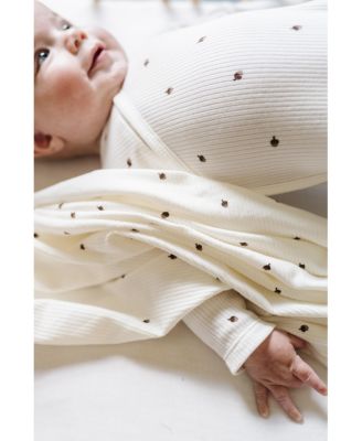  Unisex Cotton Ribbed Zipper Footie - Baby