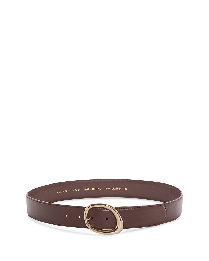 Gavazzeni Women's Helen Leather Belt In Brown