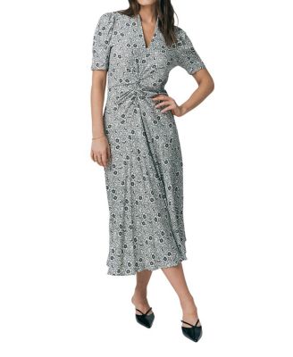 Capri Crepe Floral Midi Dress