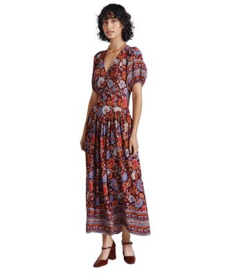 Christy Crepe Midi Tea Dress