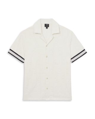 CHE KALA Jacquard Monogram Button Shirt