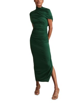 REISS - Ruched Midi Dress