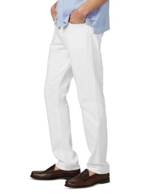 The Brixton Slim Straight Jeans in Clean White