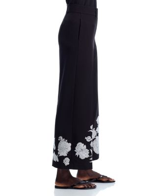 Isla Embroidered Ankle Pants