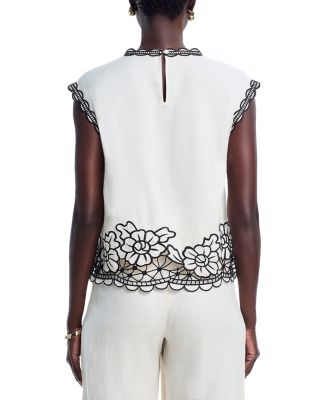 The Poppy Embroidered Top