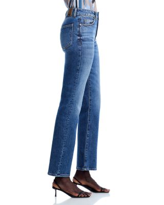 Parkway High Rise Slim Leg Jeans in Navy