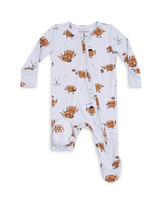 Girls' Playing Football Zipper Footie - Baby