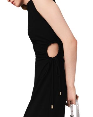 Cutout Waist Maxi Dress