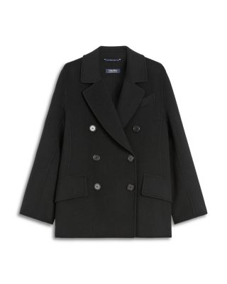 Wool Double Breasted Peacoat