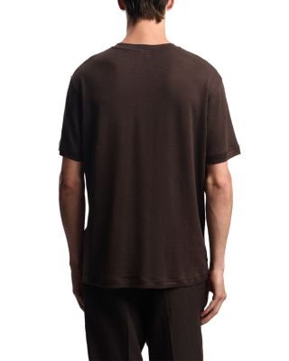 Regular Fit Pocket Linen Tee