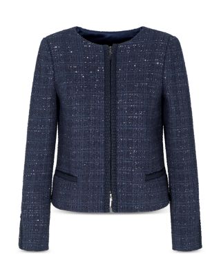 Sequin Tweed Jacket