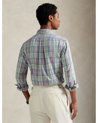 Classic Fit Plaid Twill Shirt