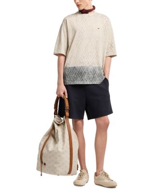 Jacquard Bermuda Pull on Shorts