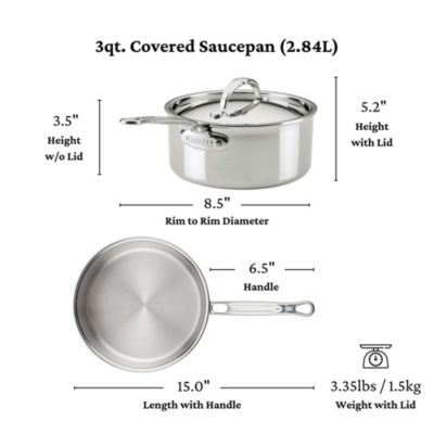 ProBond&amp;reg; Luxe 10 Piece Professional Clad Stainless Steel Cookware Set