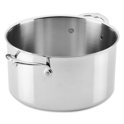 ProBond Luxe 8 Quart Professional Clad Stainless Steel Stockpot with Lid