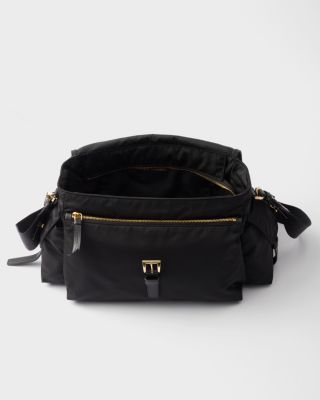  Explore Large Re-Nylon Shoulder Bag With Flap