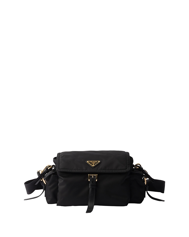 Prada Explore Medium Re-Nylon Shoulder Bag With Flap · OS
