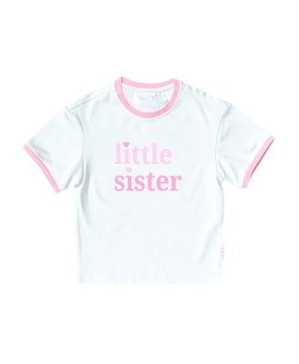 Bits & Bows - Girls' Little Sister Crewneck T-shirt - Little Kid