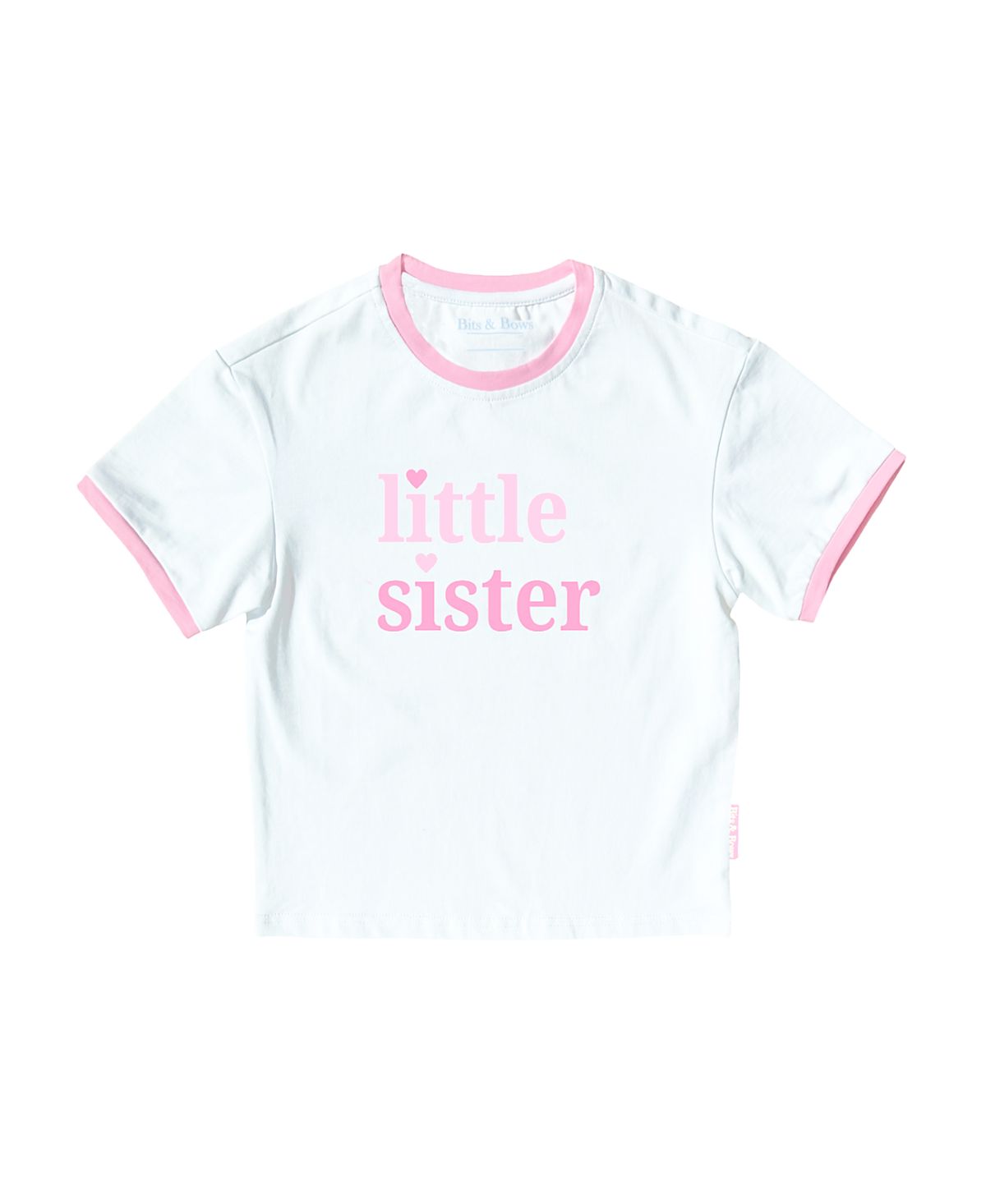Bits & Bows Girls' Little Sister Crewneck T-shirt - Little Kid