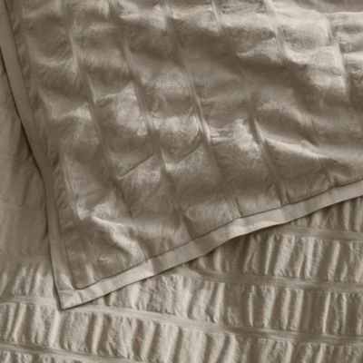 Relaxed Seersucker Duvet Set, Full/Queen