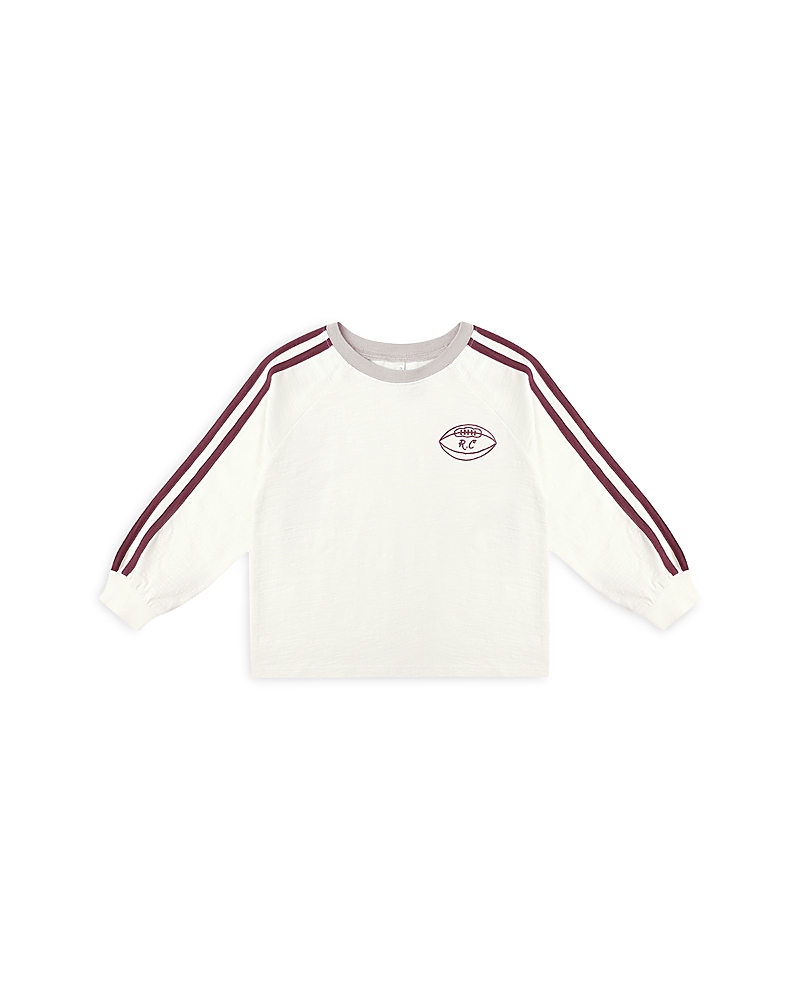 Rylee + Cru Boys' Relaxed Long Sleeved Tee - Little Kid In White