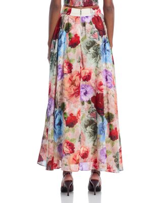 Nilda Floral Print Skirt