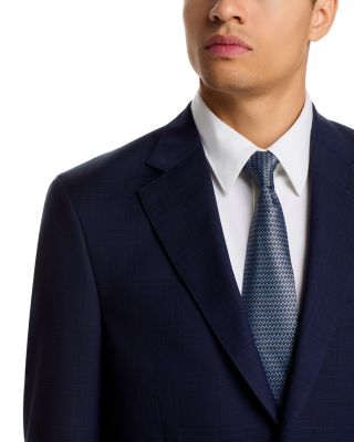 Flynn Tonal Plaid Wool Regular Fit Suit