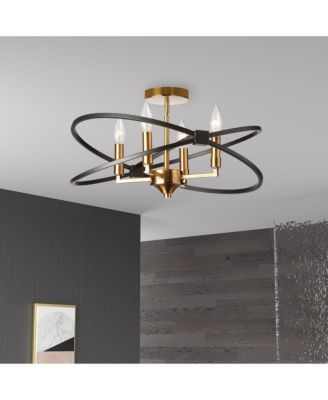 Paloma 4 Light Semi Flush Mount