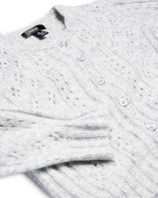 Girls' Bjarnros Long Sleeve Crewneck Cardigan, Big Kid, Little Kid - Exclusive