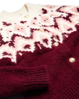 Girls' Fair Isle Cardigan - Big Kid