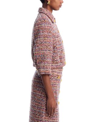 Jia Tweed Crop Jacket