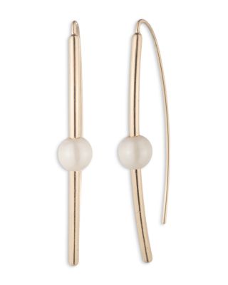 Imitation Pearl Threader Earrings