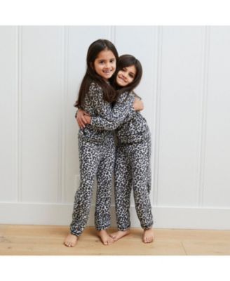  PAIGELAUREN Unisex Hacci Loungewear Set in Leopard Print - Baby