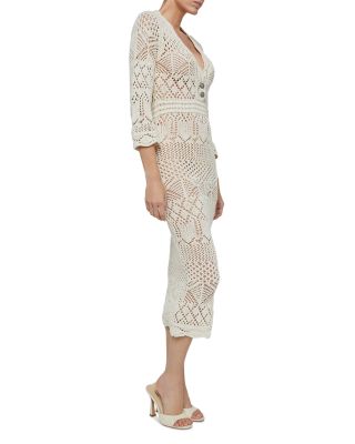 Dovie Mixed Pointelle Dress