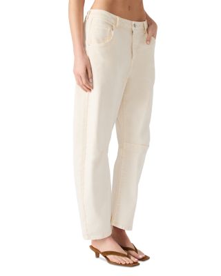 Hart Barrel Jeans in Cream 