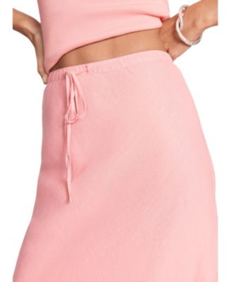  Women's Linen Slip Maxi Skirt