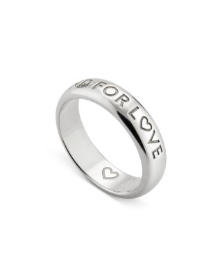 Sterling Silver Blind for Love Polished Band