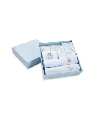 Boys' Cute Bear Six Piece Gift Box Set - Baby