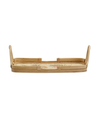 Corey Floral Bamboo Tray