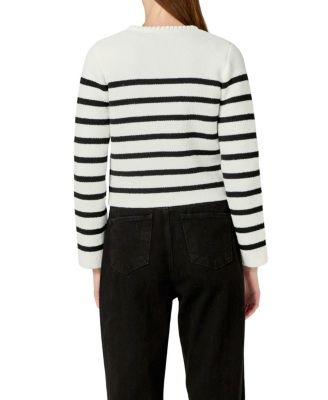 Women's Braided Stripe Cardigan