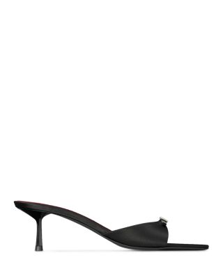 SAINT LAURENT - Women's Daisy Kitten Heel Mules