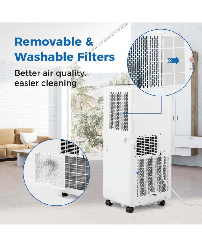 8000 BTU Portable Air Conditioner 3 in 1 Air Cooler with Fan & Dehumidifier 5000 BTU(8000BTU ASHRAE)