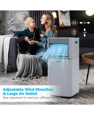  8000 BTU Portable Air Conditioner 3-in-1 Air Cooler w/Dehumidifier